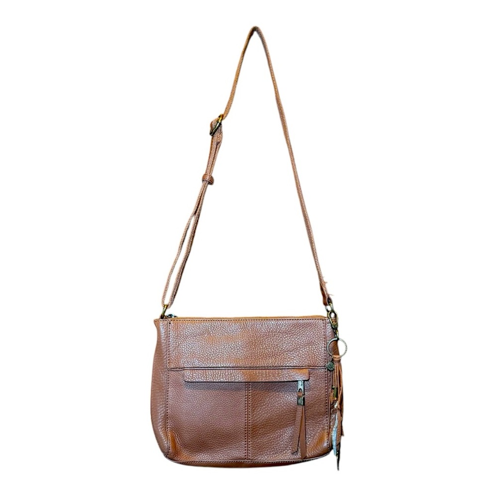 THE SAK Brown Leather Crossbody Bag
